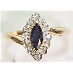 #25-10K YELLOW AND WHITE GOLD ONYX AND