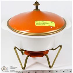 VINTAGE FIREKING FONDU WARMING PLATE