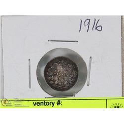 1916 CANADIAN 5 CENT COIN
