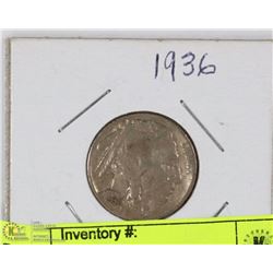 1936 INDIAN HEAD BUFFALO NICKEL