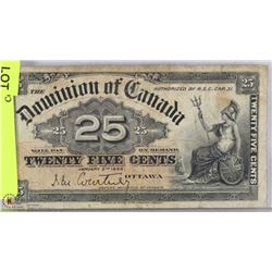 1900 CANADIAN SHINPLASTER
