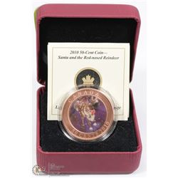 RCM 2010 50 CENT COIN SANTA AND THE RED NOSED