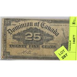 1900 CANADIAN SHINPLASTER