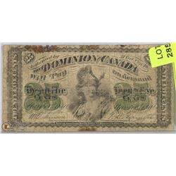 1870  CANADIAN SHINPLASTER