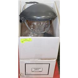 2 NEW FIBERMETAL FULL FACESHIELDS FOR HARDHATS