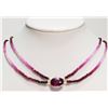 Image 1 : #29-14K YELLOW GOLD RUBY (16CT) AND PINK