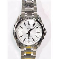 #36-BULOVA MEN'S SILVER PRECISIONIST WATCH