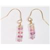 Image 1 : #47-14K YELLOW GOLD PINK AND WHITE SAPPHIRE
