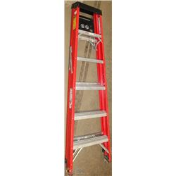 6' ALUMINUM FIBERGLASS LADDER