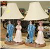 Image 1 : 2 MATCHING FIGURE LAMPS