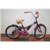 Image 1 : POLICE SEIZURE.HUFFY HANNAH MONTANA BIKE PURPLE