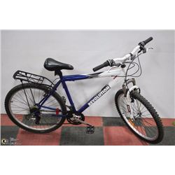 POLICE SEIZURE.REVOLUTION GETAWAY BIKE (BLUE/WHITE