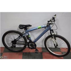 POLICE SEIZURE.HUFFY BIKE (BLUE/WHITE)