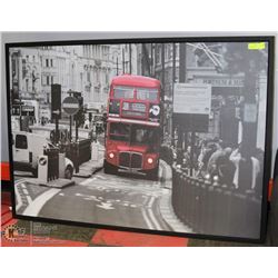 B&W  56"X39" PICADILLY SQUARE FRAMED PICTURE