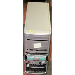 GATEWAY COMPUTER TOWER NO HARDDRIVE