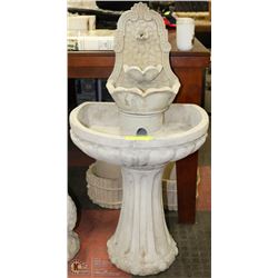 CONCRETE WALL FOUNTAIN 3 PCS  18"X36"