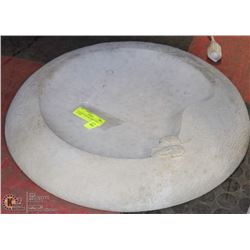 CONCRETE GROUND BIRDBATH 19"WIDE