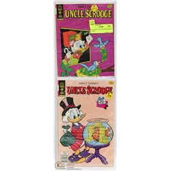 #153 & #159 UNCLE SCROOGE DISNEY COMICS