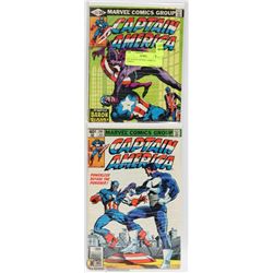 #241 & #254 CAPTAIN AMERICA COMICS