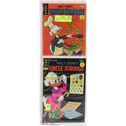 #140 & #165 UNCLE SCROOGE DISNEY COMICS