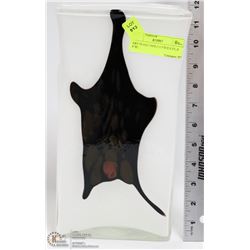 ART GLASS VASE (11.5"H X 6.5"L X 4"W)