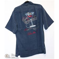 TOMMY BAHAMA 100% SILK EMBROIDERED SHIRT SIZE LRG