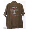 Image 1 : TOMMY BAHAMA 100% SILK EMBROIDERED SHIRT SIZE LRG