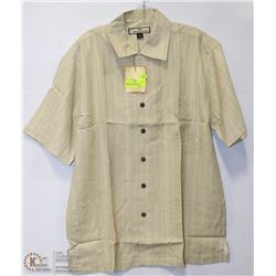 TOMMY BAHAMA 100% SILK EMBROIDERED SHIRT SIZE XL