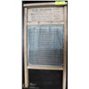 Image 1 : VINTAGE WOOD AND GLASS WASHBOARD