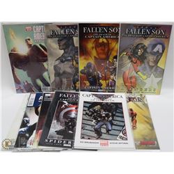 COMPLETE DEATH OF CAPTAIN AMERICA COMICS
