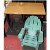Image 1 : CHILDREN'S VINTAGE STEEL DESK AND CHAIR, ALSO 2