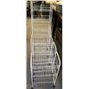 Image 1 : GROUP OF 4 ASSORTED RACKS, ALL ON WHEELS