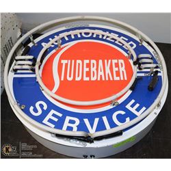AUTHORIZED SERVICE STUDEBAKER SIGN (NEON BROKEN)