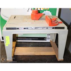 HIRSH ROUTER AND SABRE SAW TABLE