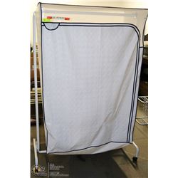 COVERED GARMENT RACK