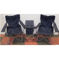 MAC SPORTS DOUBLE CHAIRS WITH TABLE FOLDAWAY