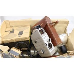 VINTAGE BELL & HOWELL 8MM VIDEO CAMERA  AND