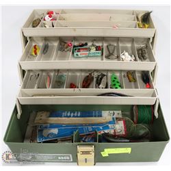 PLANO 3 TIER TACKLE BOX WITH TACKLE