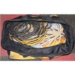 DEWALT BAG W/ EXTENSION CORDS AND ASST FLOORING