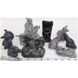 BOX W/11 WOLF ORIGINAL SOAPSTONE