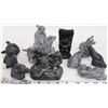 Image 1 : BOX W/11 WOLF ORIGINAL SOAPSTONE