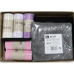 100 YARDS OF TULLE WITH GREY AND BLACK FELTS