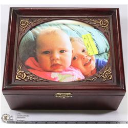 CHERRY COLOURED KEEP SAKE BOX