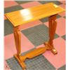 Image 1 : WOOD SIDE TABLE 25"X10"X26"H