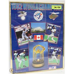 1992 WORLD CHAMPION BLUE JAYS PICTURE