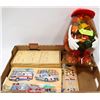 Image 1 : FLAT OF WOOD PUZZLES, WOOD BEAR DRESS UP GAME &