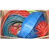 Image 1 : BOX OF ASSORTED AIR HOSES , WATER HOSE