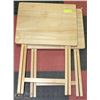 Image 1 : PAIR OF MAPLE TV TRAYS