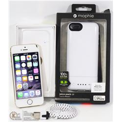APPLE iPHONE 5S GOLD FOR BELL MOBILITY W/BOX