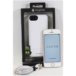 APPLE IPHONE 5S -16GB-GOLD (BELL MOBILITY) PHONE